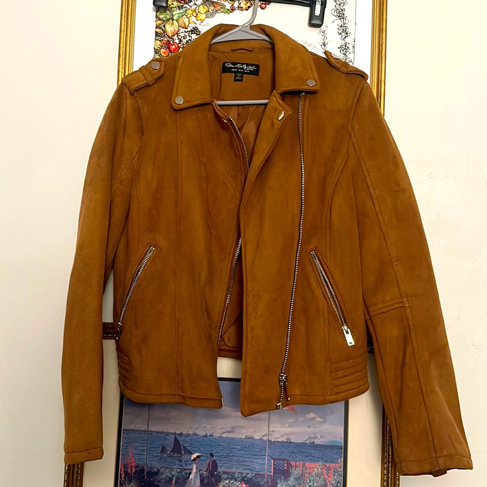 Faux suede jacket